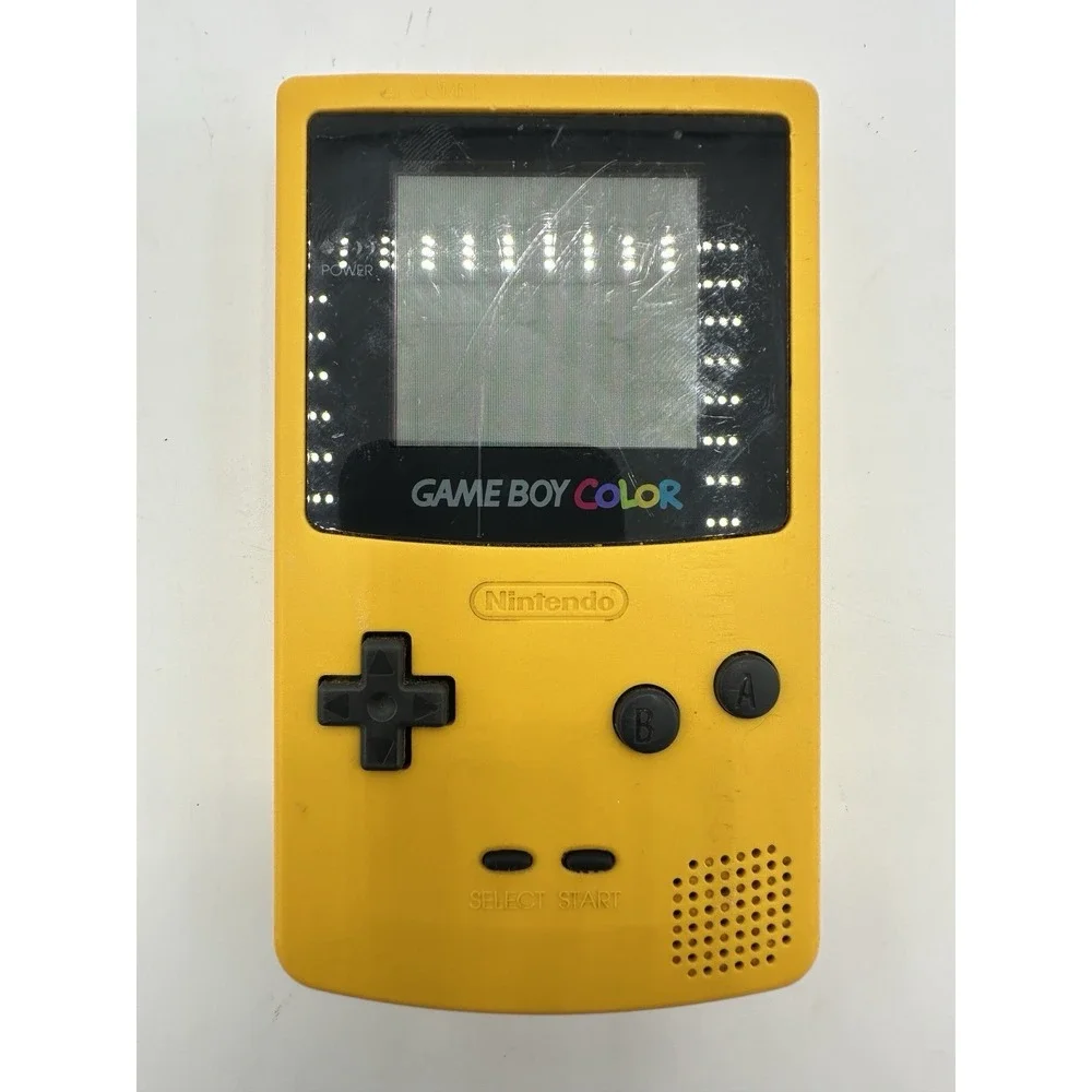 Nintendo Game Boy Color Dandelion Yellow CGB-001 Console Tested Working